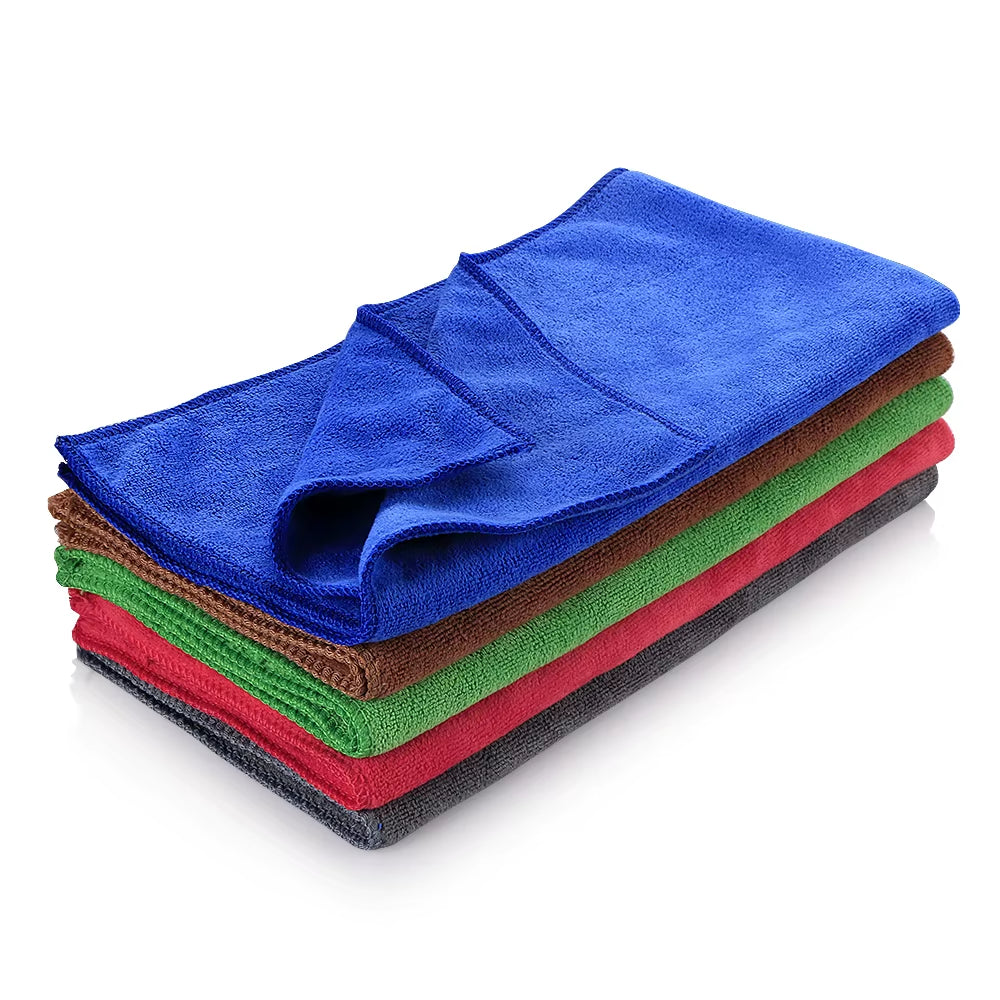 60X30Cm Car Wash Microfiber Towel Thick Super Absorbent Car Cleaning Drying Cloth Kitchen Housework Maintenance Auto Accessories