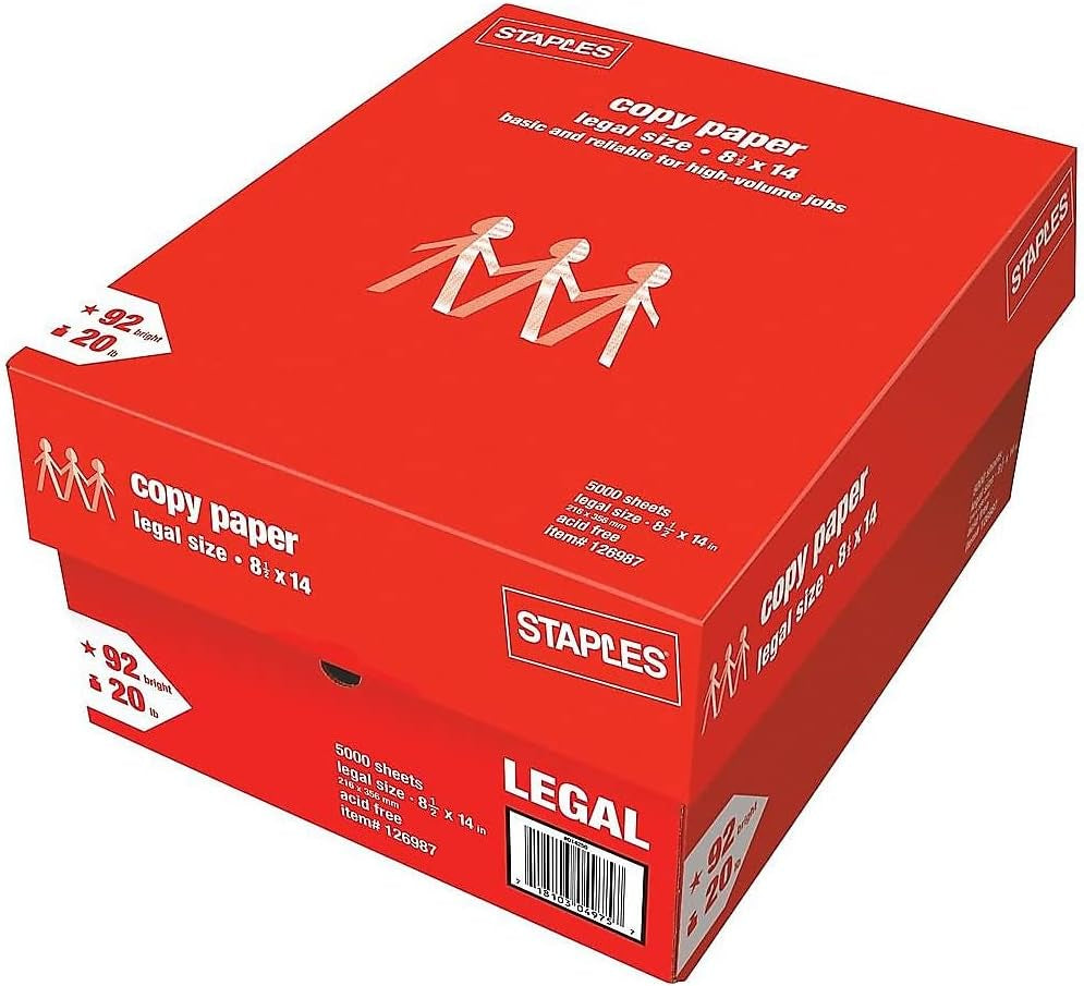 TRU RED Copy Paper, 8.5X11 Inch, 92 Brightness, 20 Lb., 500 Sheets/Ream