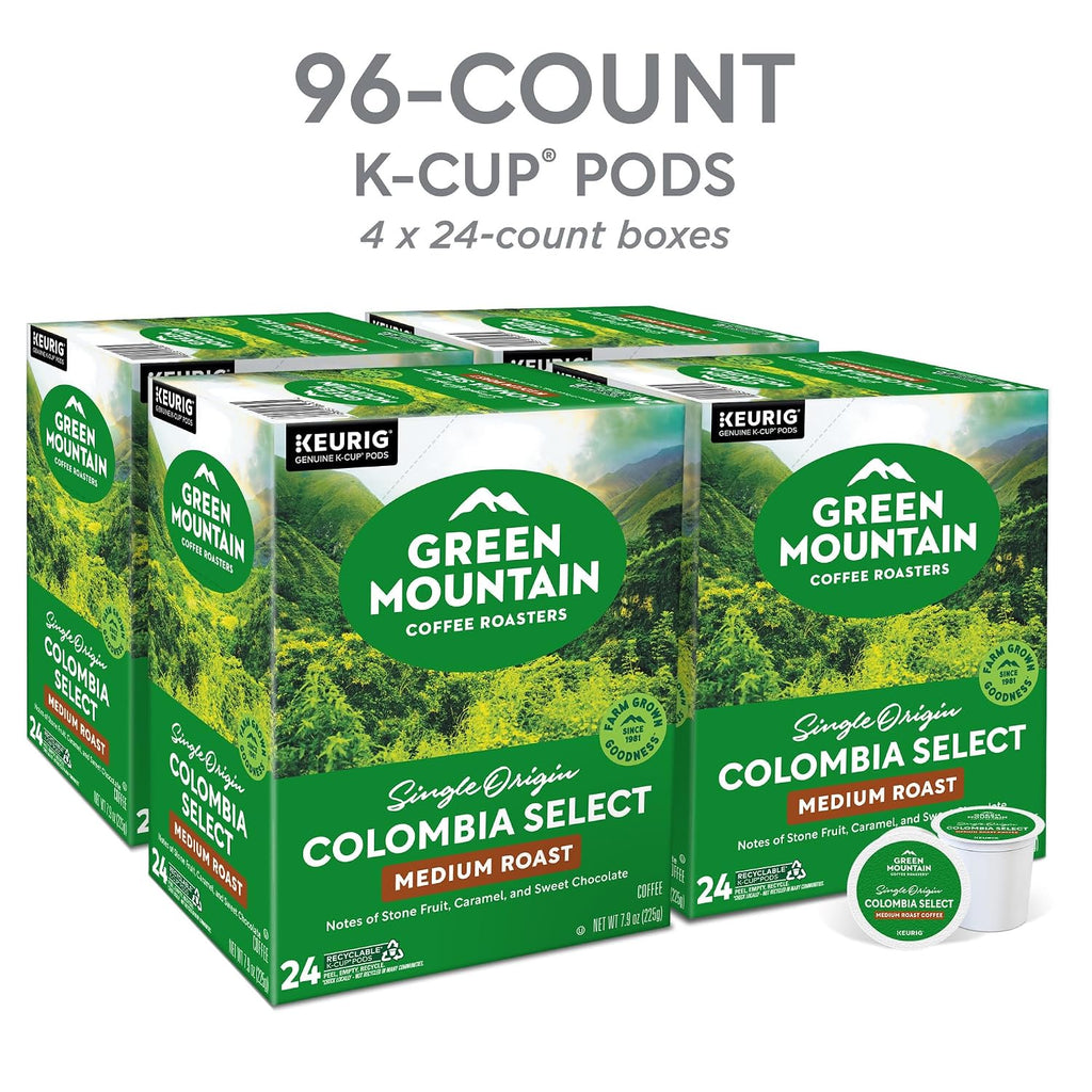 Colombia Select, Single-Serve Keurig K-Cup Pods, Medium Roast Coffee Pods, 96 Count