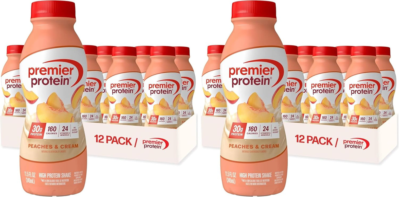 Shake, Chocolate, 30G Protein, No Added Sugar, 24 Vitamins & Minerals to Support Immune Health, 11.5 Fl Oz, 12 Pack