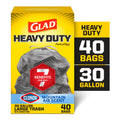 Forceflex Heavy Duty Trash Bags with Clorox, Mountain Air Scent, 30 Gallon, 40 Count