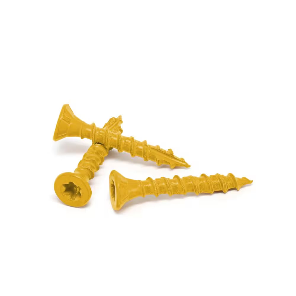 #9 x 2-Inch Tan Torx Flat-Head Wood Deck Screws (5 lbs, 207 Pieces)