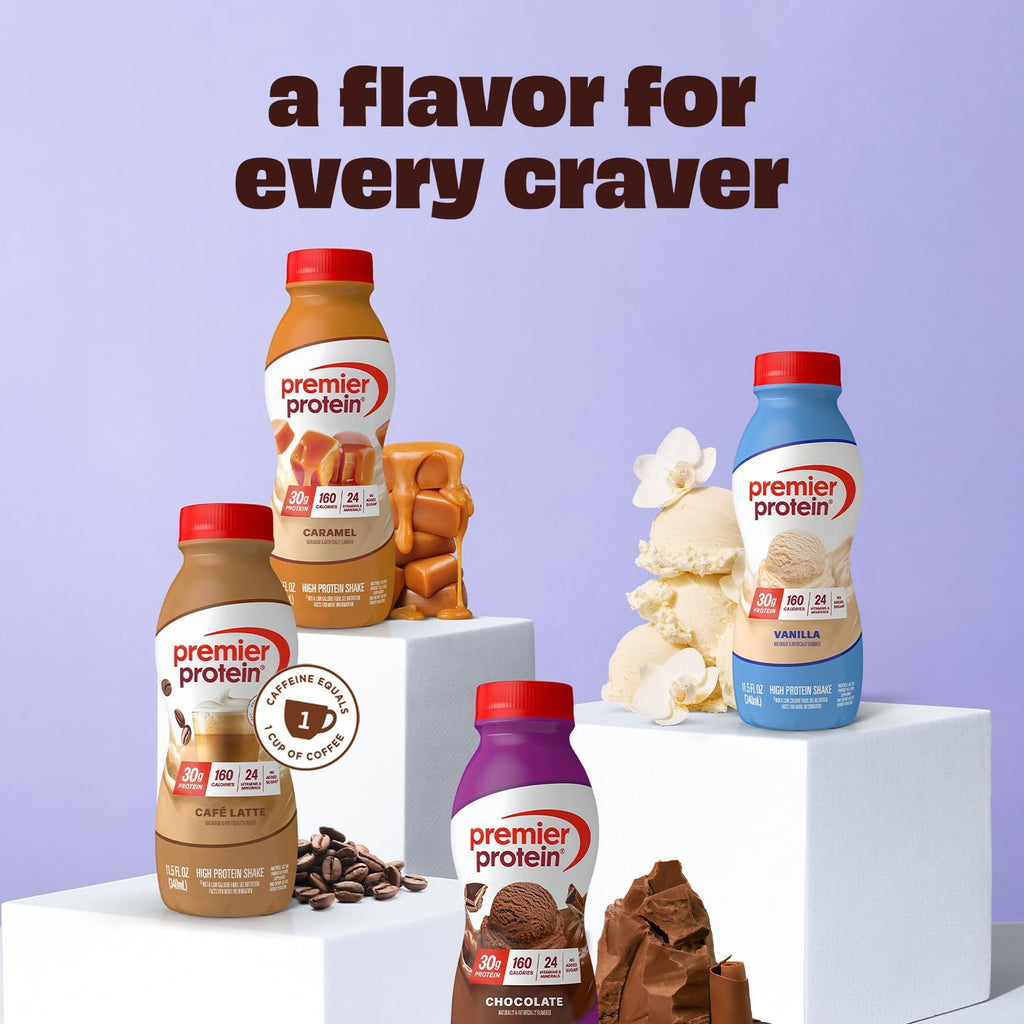 Shake, Chocolate, 30G Protein, No Added Sugar, 24 Vitamins & Minerals to Support Immune Health, 11.5 Fl Oz, 12 Pack