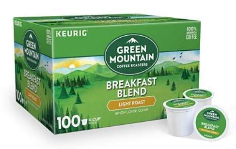 Breakfast Blend Single-Serve Keurig K-Cup Pods, Light Roast Coffee, 96 Count