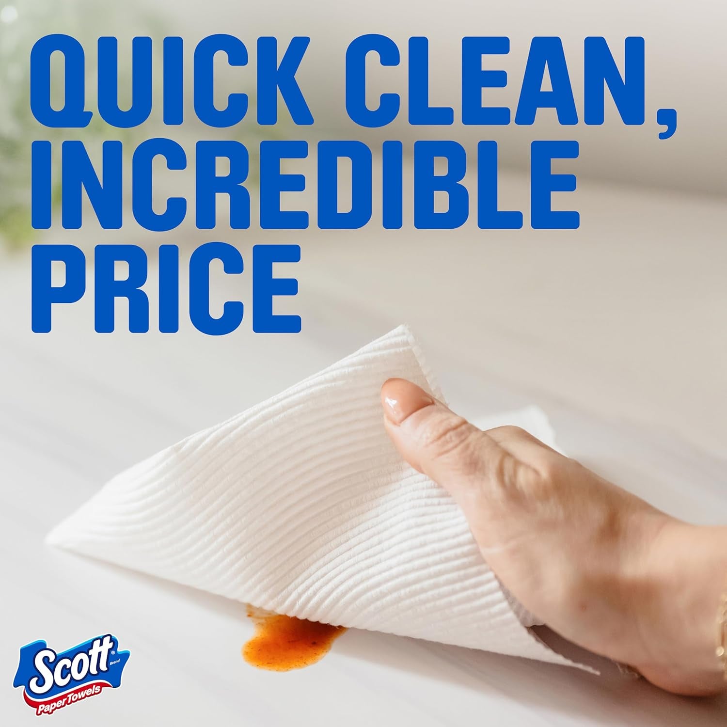 Scott Paper Towels, Task Size, 16 Family Double Rolls, 119 Sheets per Roll