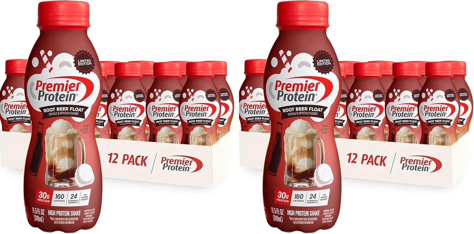 Shake, Chocolate, 30G Protein, No Added Sugar, 24 Vitamins & Minerals to Support Immune Health, 11.5 Fl Oz, 12 Pack