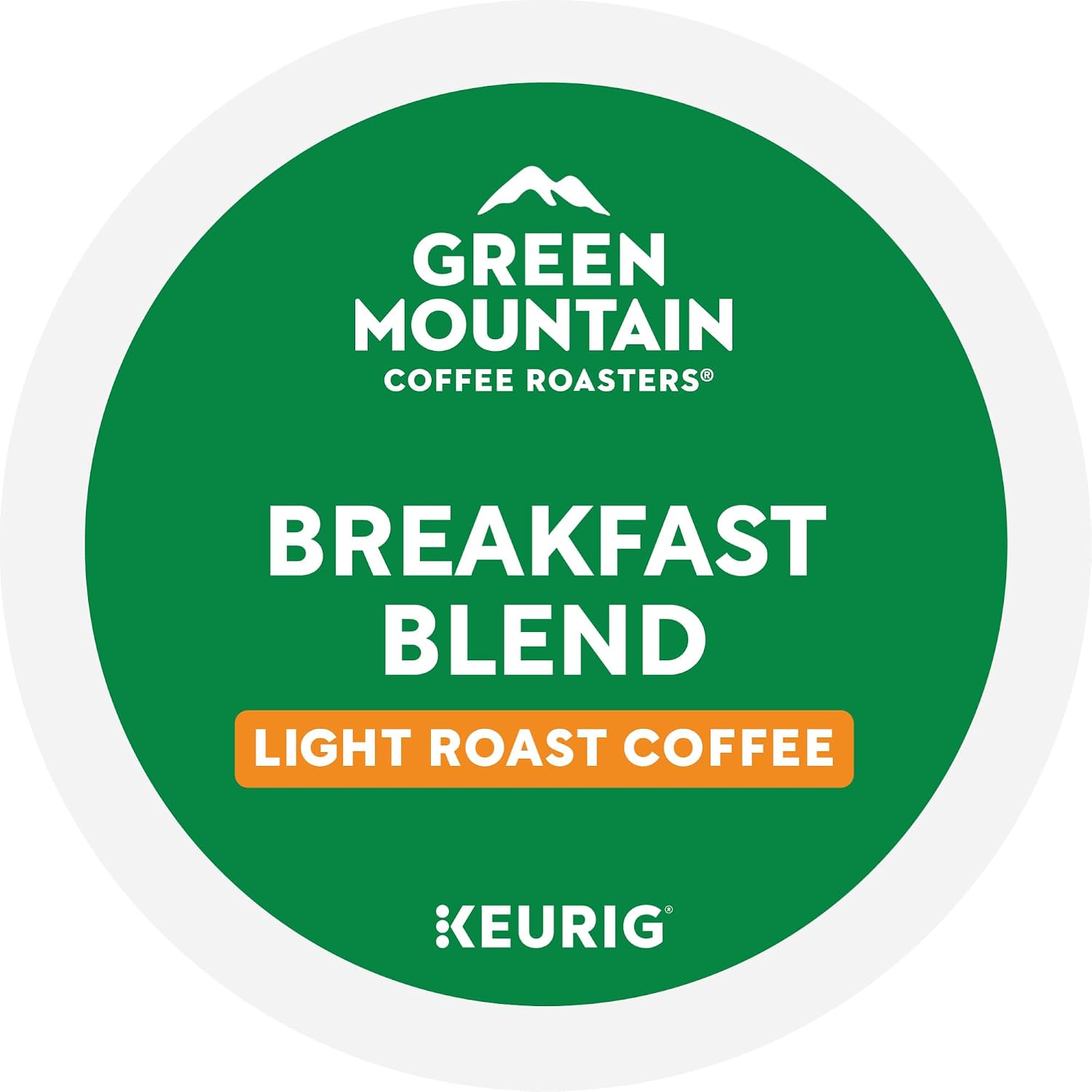 Breakfast Blend Single-Serve Keurig K-Cup Pods, Light Roast Coffee, 96 Count