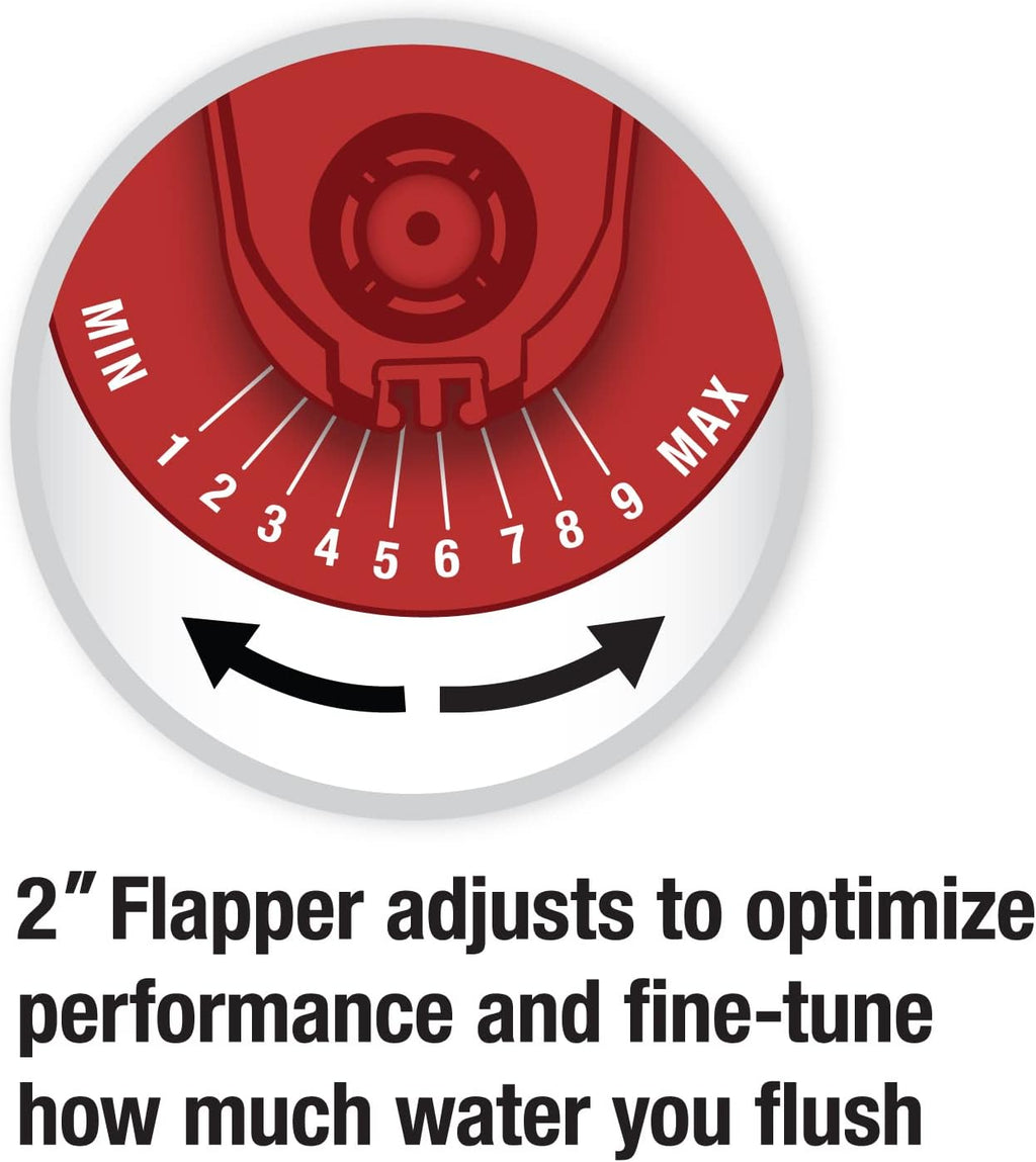 K-400H-039 Toilet Fill Valve & 2-Inch Flapper Repair Kit