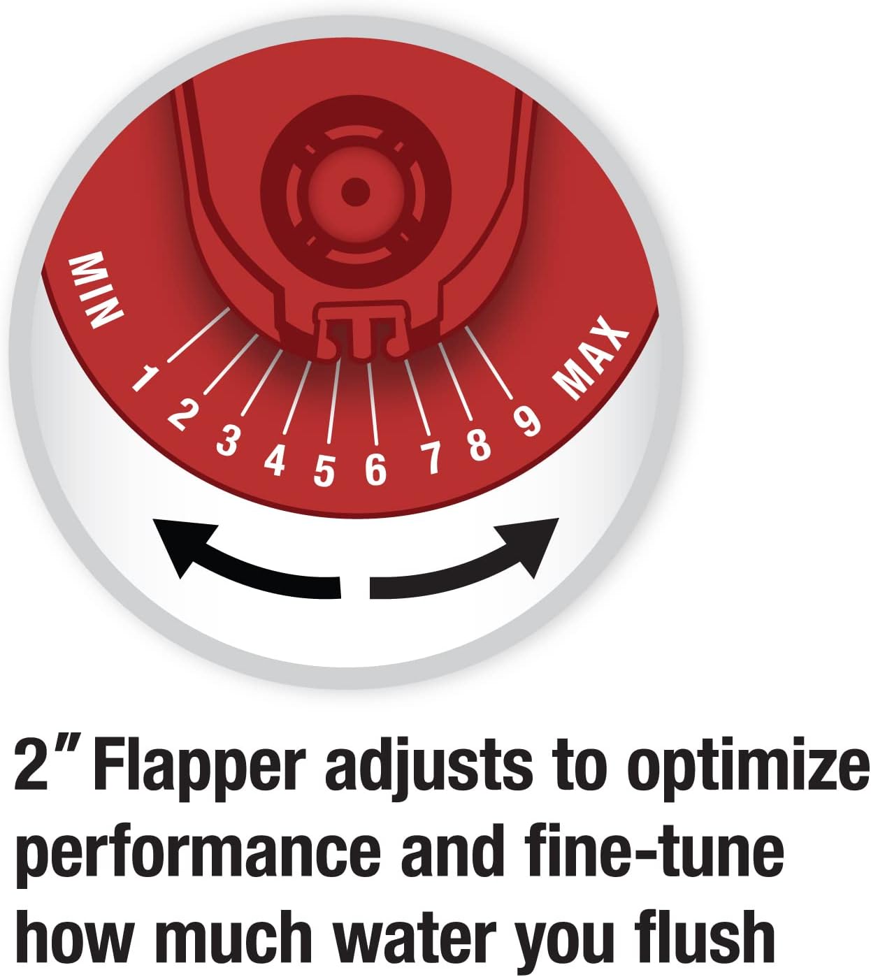 K-400H-039 Toilet Fill Valve & 2-Inch Flapper Repair Kit