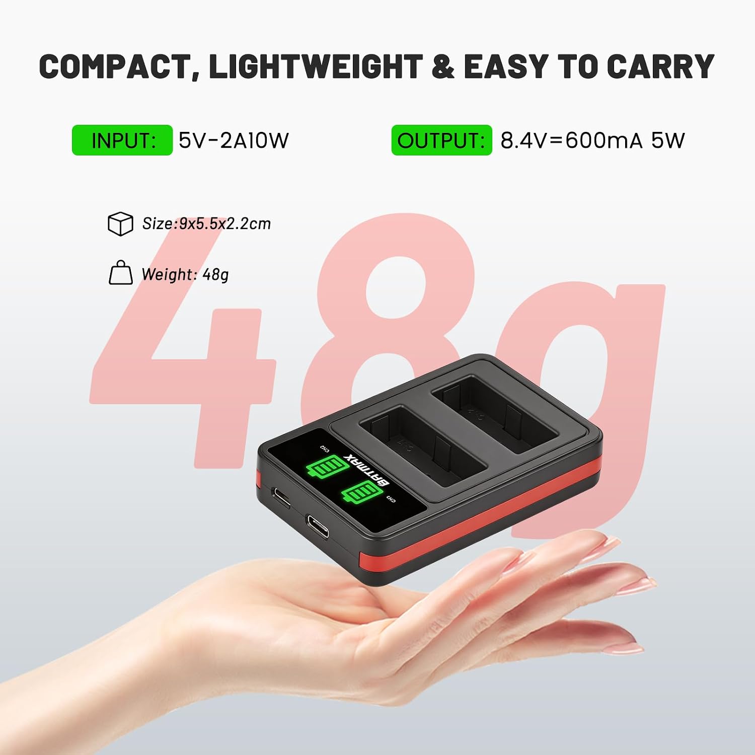 2Pcs NB-2L NB-2LH Battery + Dual USB LED Charger for Canon Powershot G7 G9 S80 S70 S60 S50 S45 S40 S30, Canon DC410 DC420 EOS 350D 400D Digital Rebel XT Xti, VIXIA HF R10