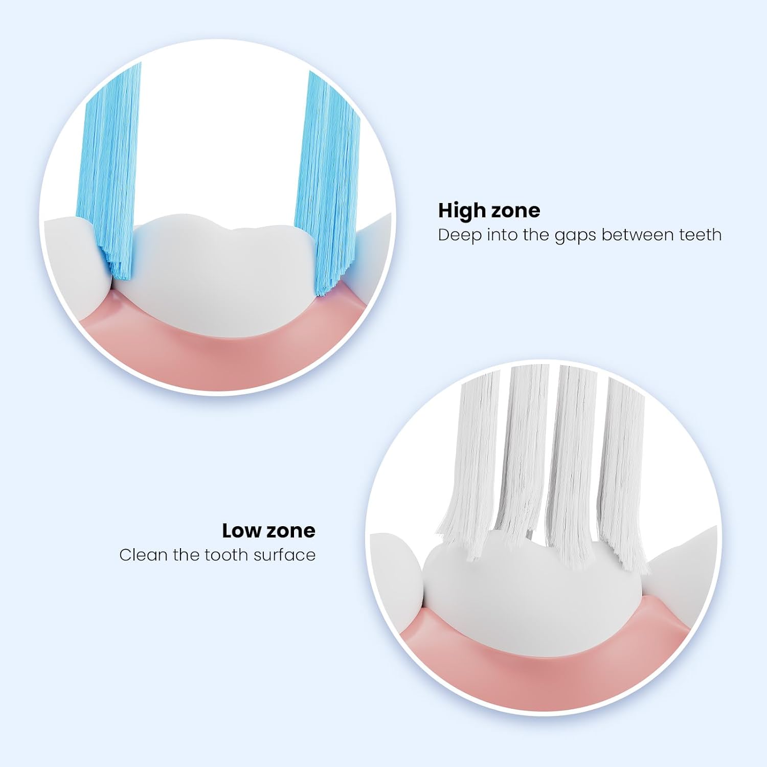 Manual Medium Bristles Toothbrush for Adults,Whitening Toothbrush with Spiral Medium Bristles for Smoke Tea Coffee Stain, Deep Plaque Removal, Rounded Bristle Tips for Gentle Cleaning, 5 Pack