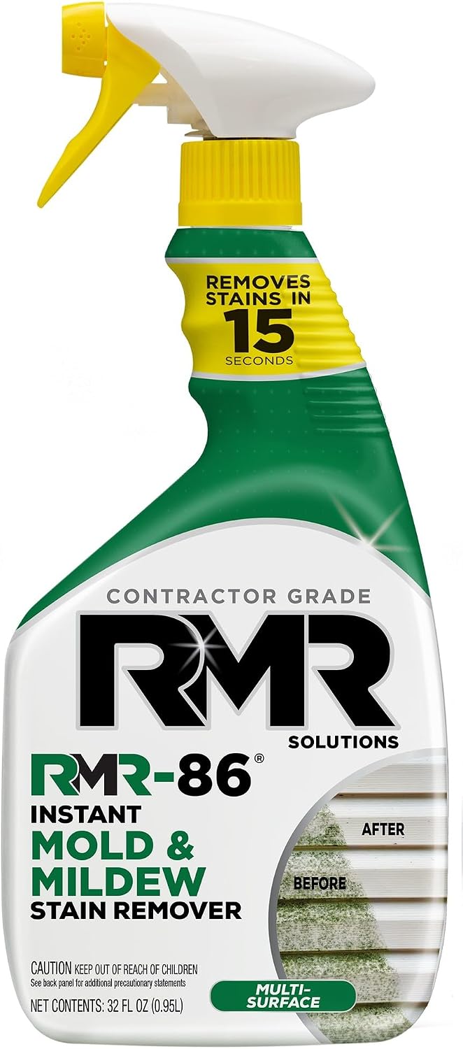 RMR-86 Instant Mold and Mildew Stain Remover Spray - Scrub Free Formula, 2 Pack - 32 Oz