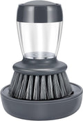 Soap Palm Brush Storage Set, 1 Piece Kitchen Brush with Bracket for Cleaning Pots, Pans and Sinks Scrub Brush Kitchen Scrub Brush