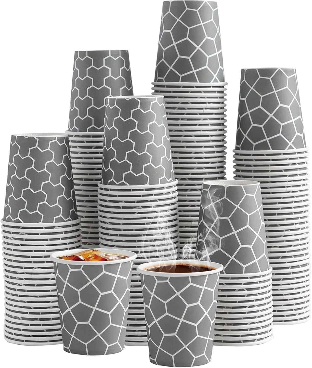 240 Pack 12 Oz Paper Cups, Insulated Disposable Hot Cups