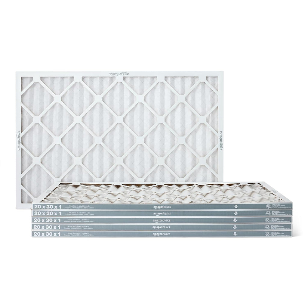 14X20X1 Air Filter, MERV 8 AC Furnace Filters, Allergen Control , Electrostatic, Removes Dust Pollen and Lint, 6-Pack (Actual Size: 13.75" X 19.75" X 0.75")