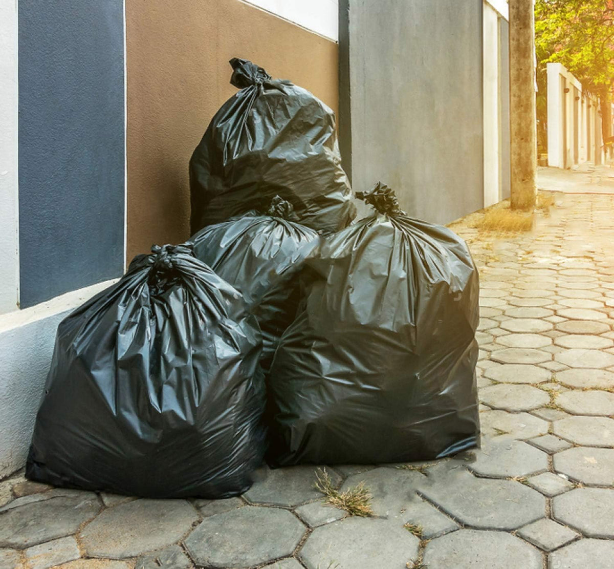 95-96 Gallon Trash Bags Heavy Duty (Mega-Value 50/Bags W/Ties) 95-100 Gallon Trash Bags│Black Heavy Duty Trash Bag │Extra Large Garbage Bags