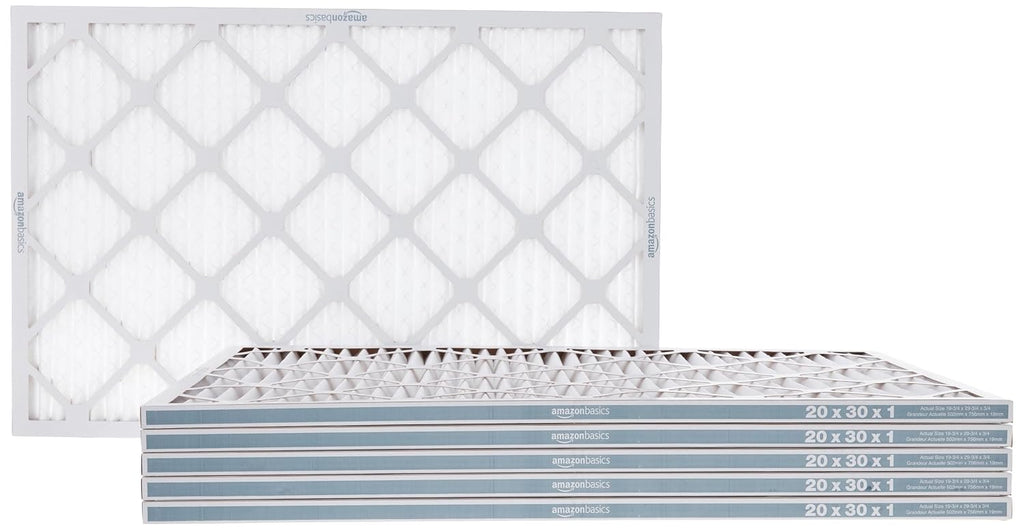 14X20X1 Air Filter, MERV 8 AC Furnace Filters, Allergen Control , Electrostatic, Removes Dust Pollen and Lint, 6-Pack (Actual Size: 13.75" X 19.75" X 0.75")