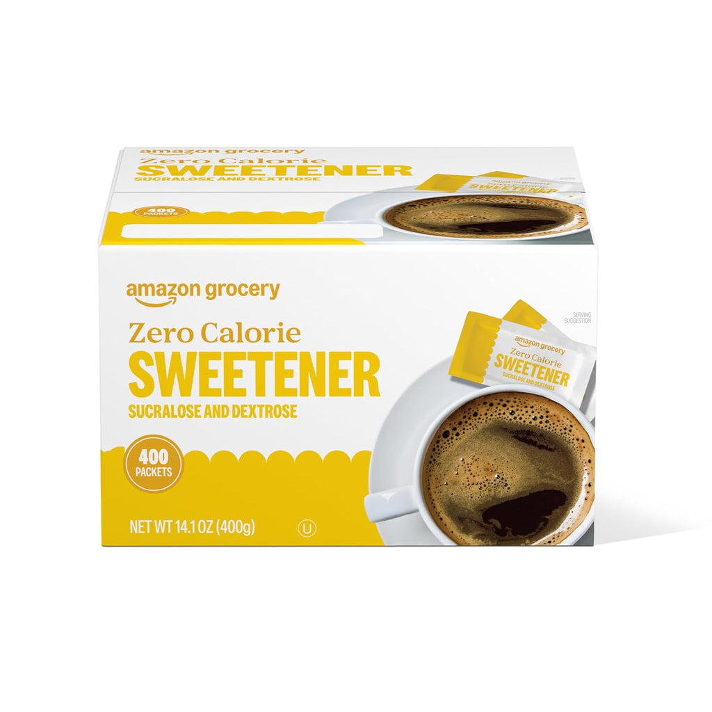 , Zero Calorie Sucralose and Dextrose Sweetener Packets, 250 Ct