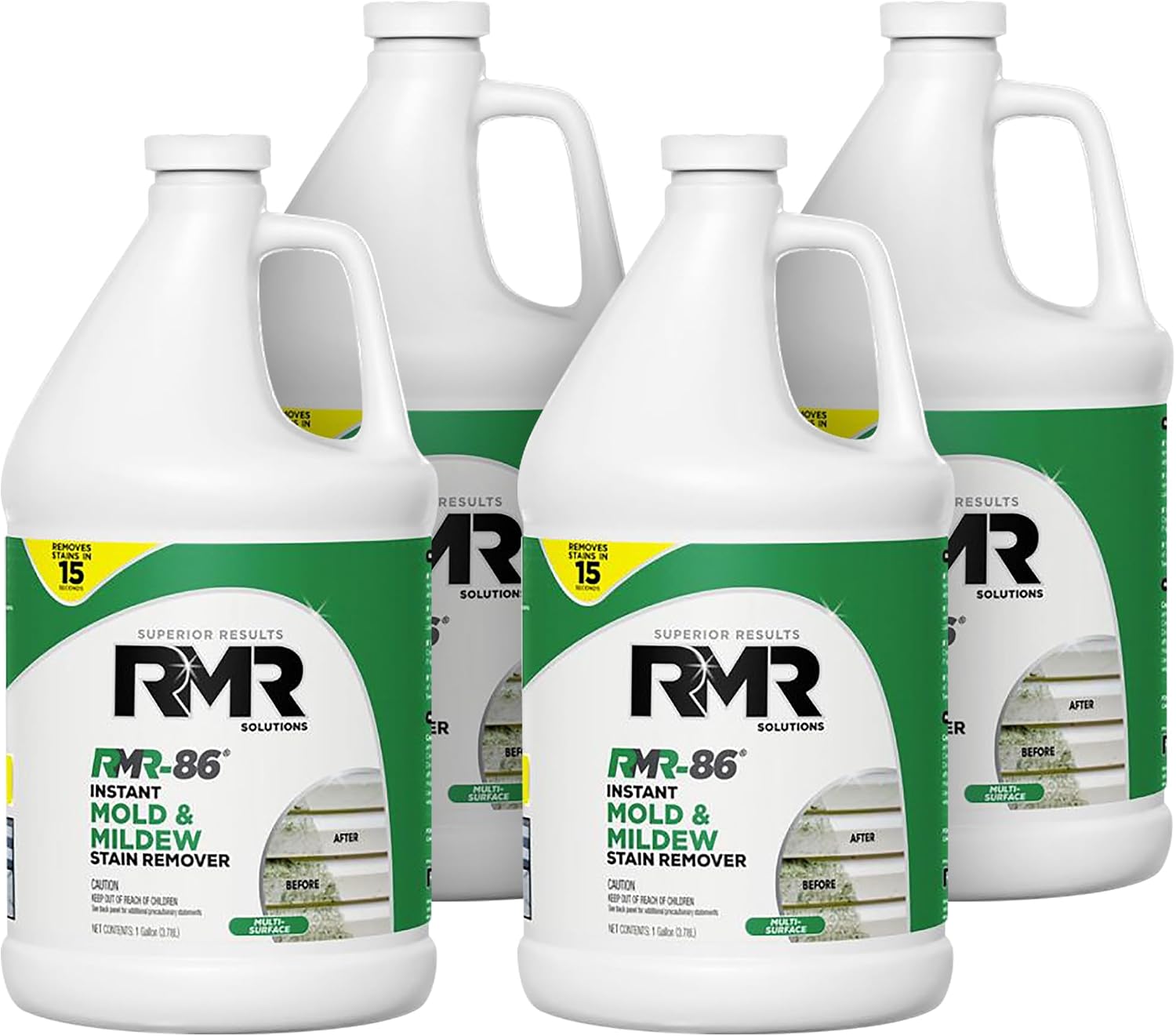 RMR-86 Instant Mold and Mildew Stain Remover Spray - Scrub Free Formula, 2 Pack - 32 Oz