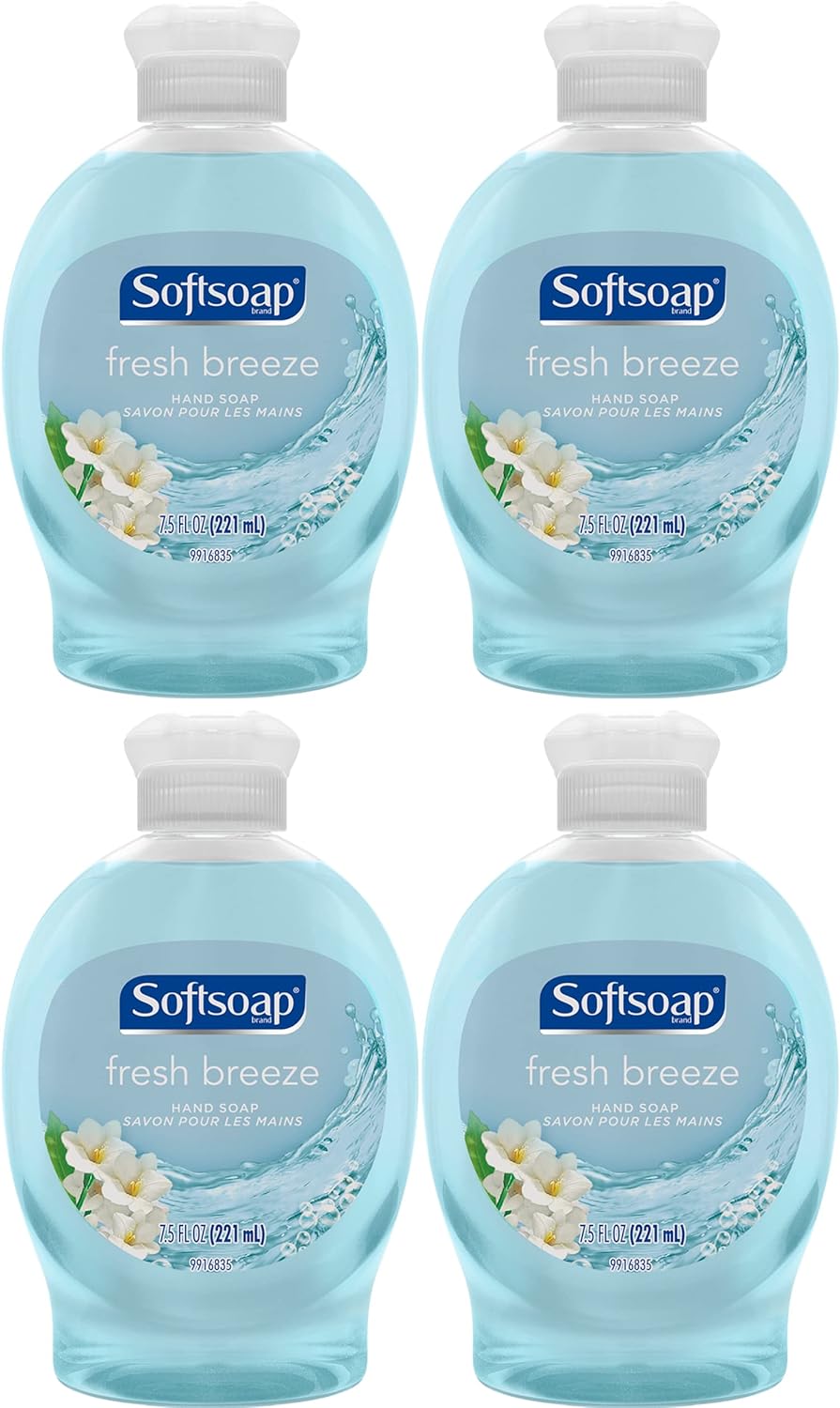 Liquid Hand Soap, Fresh Breeze - 7.5 Fl Oz (Pack of 6)