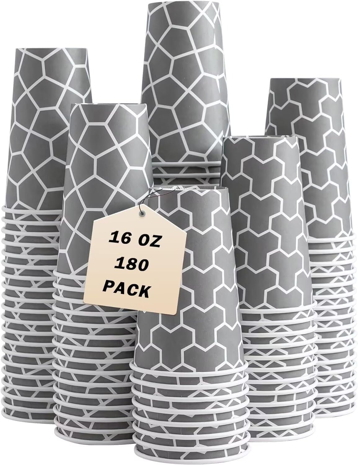 240 Pack 12 Oz Paper Cups, Insulated Disposable Hot Cups