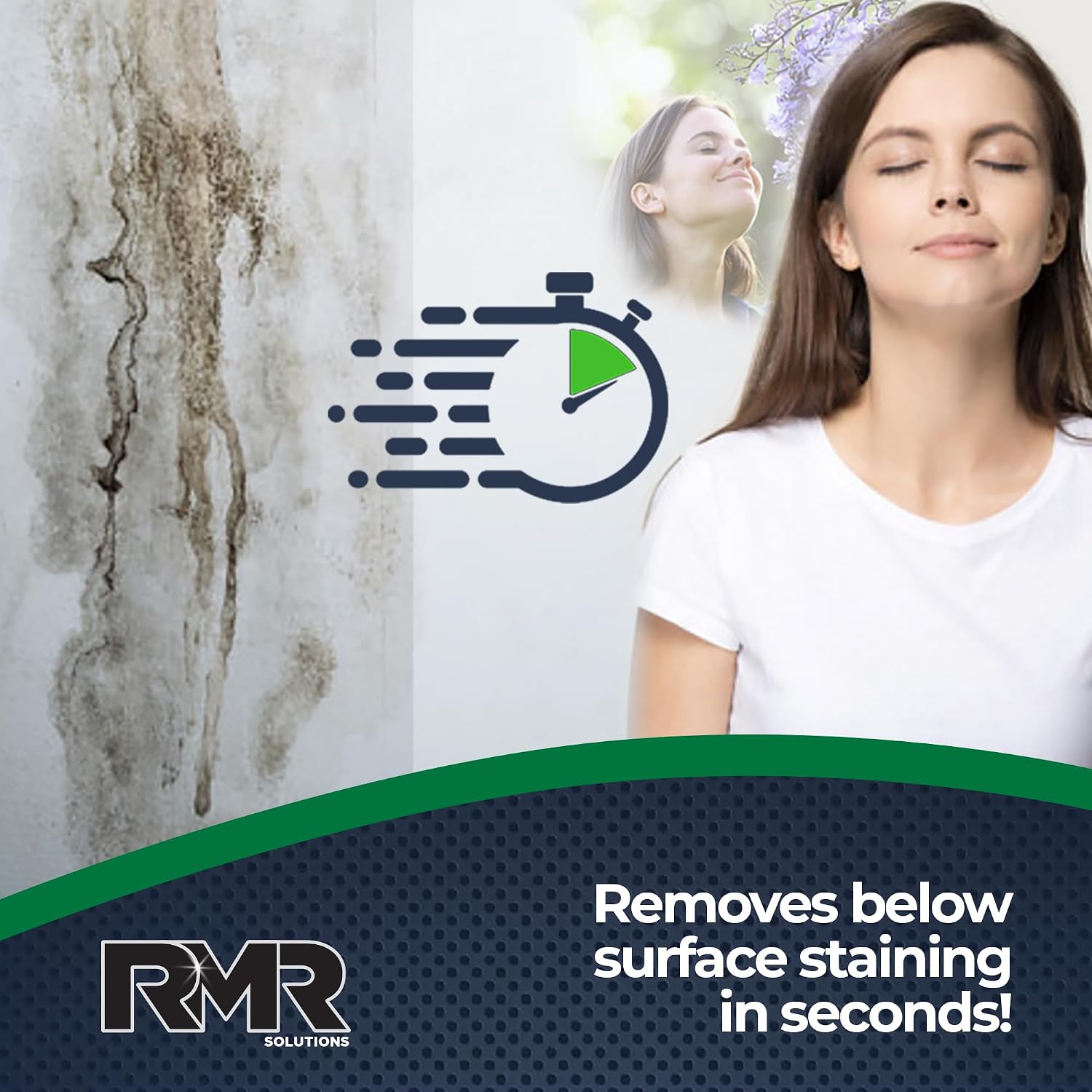 RMR-86 Instant Mold and Mildew Stain Remover Spray - Scrub Free Formula, 2 Pack - 32 Oz