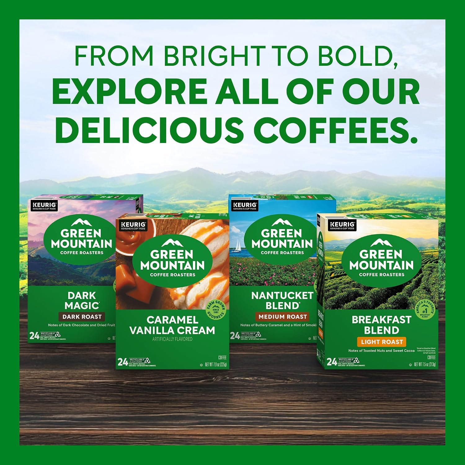 Breakfast Blend Single-Serve Keurig K-Cup Pods, Light Roast Coffee, 96 Count