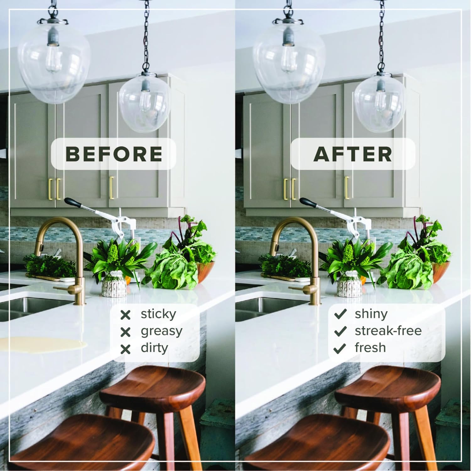 Cleaning Vinegar - Extra Strength 6% Acidity Vinegar for Cleaning Purpose - 32 Oz Fresh Lemon Concentrated Cleaning Vinegar for Home, Kitchen, Floors & More - Safe, All-Natural & Non-Toxic