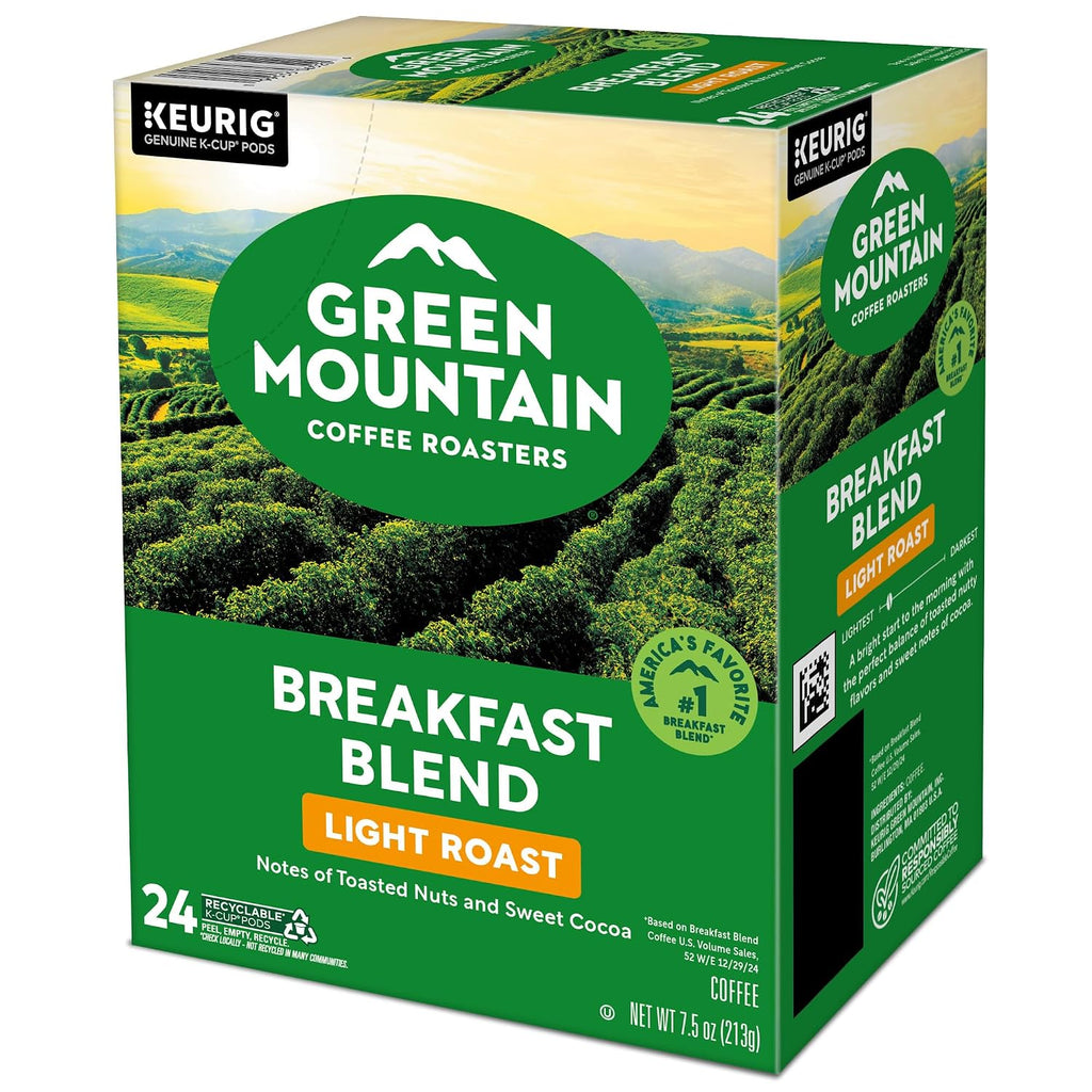 Breakfast Blend Single-Serve Keurig K-Cup Pods, Light Roast Coffee, 96 Count