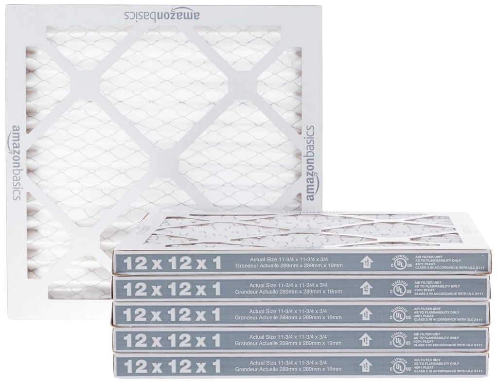 14X20X1 Air Filter, MERV 8 AC Furnace Filters, Allergen Control , Electrostatic, Removes Dust Pollen and Lint, 6-Pack (Actual Size: 13.75" X 19.75" X 0.75")
