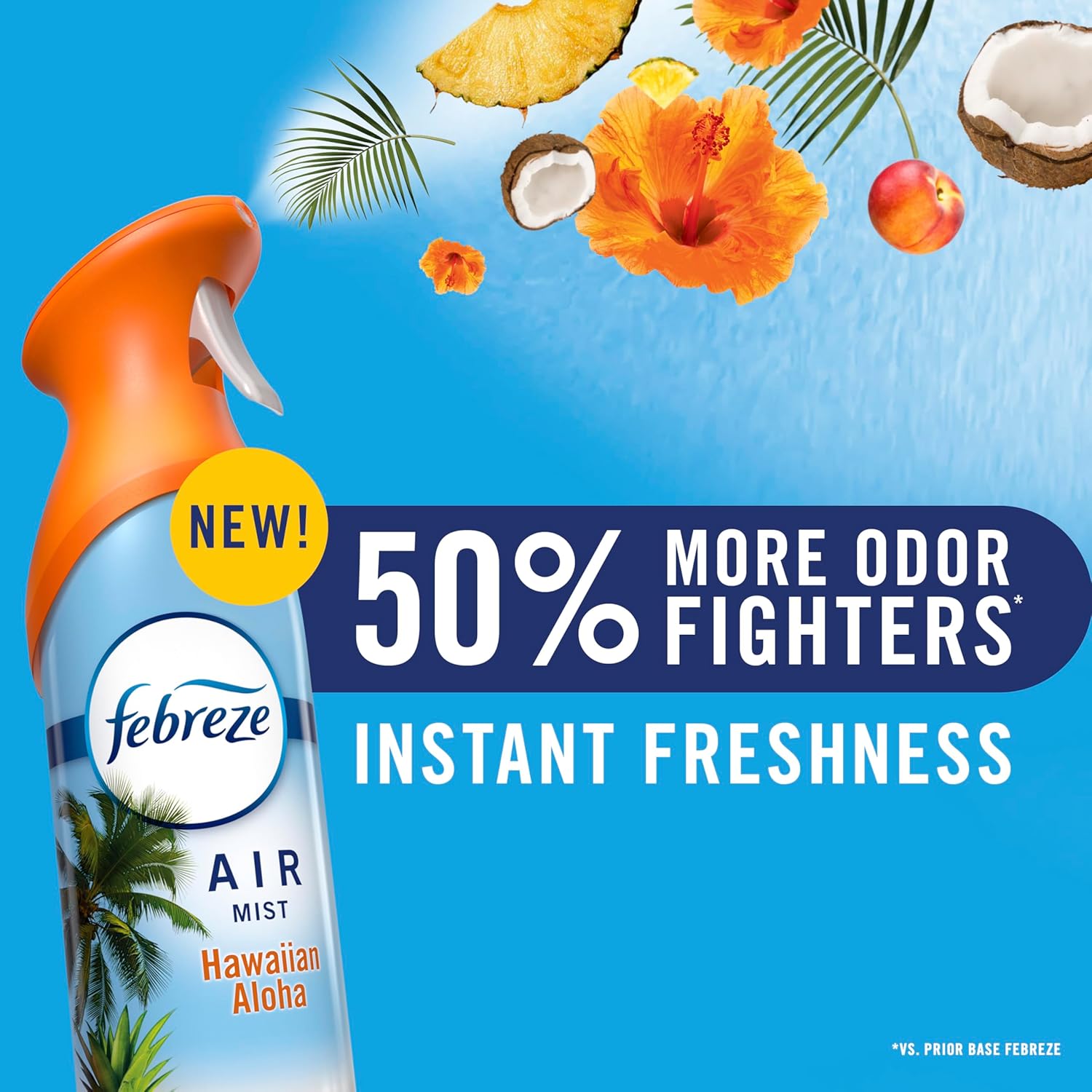 Air Mist, Air Freshener Spray, Odor Fighting Room Spray, Deodorizer for Home Bathroom Kitchen Office Apartment Dorm Room Classroom, Downy Calm Lavender & Vanilla Bean Scent, 8.1Oz (Pack of 3)
