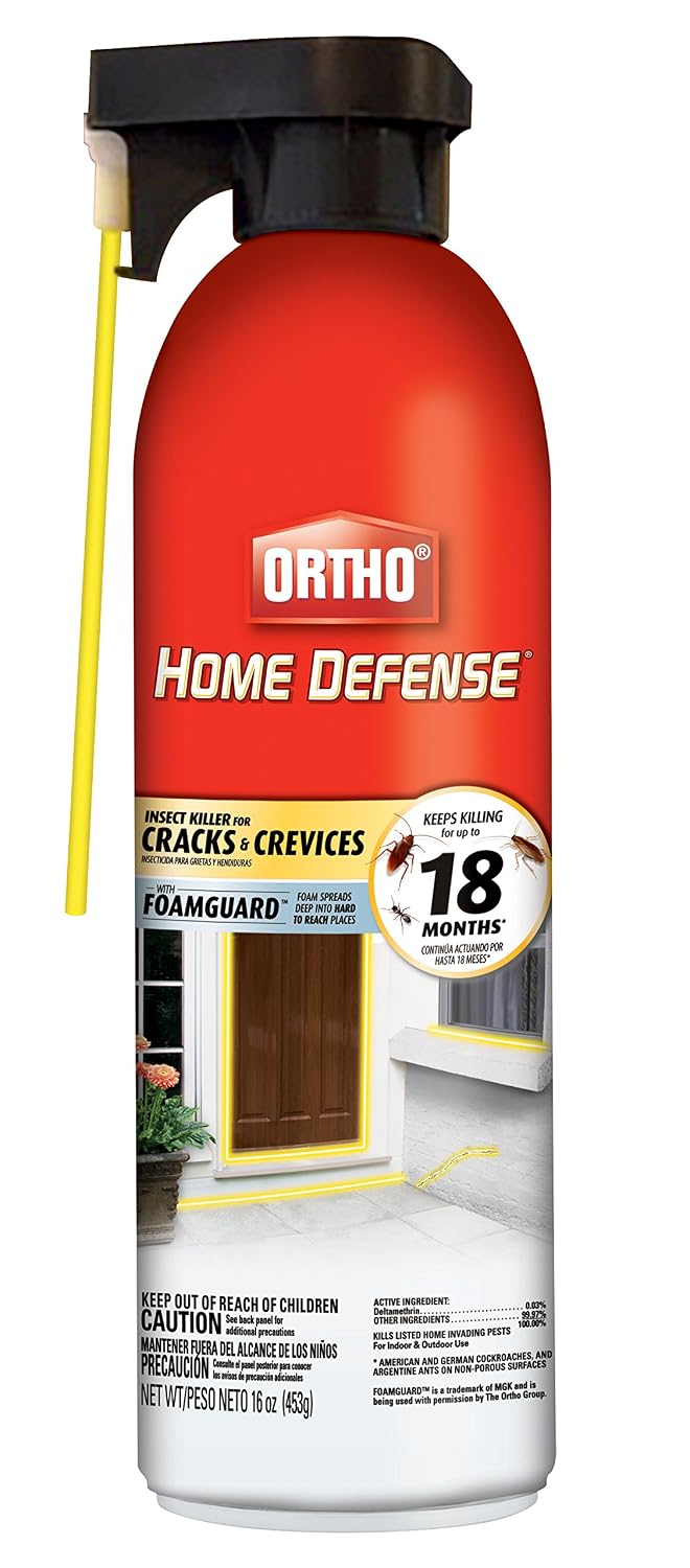 Ortho Home Defense Insect Killer for Indoor & Perimeter Refill2, 1.33 Gal. | Bug Killerrefill, Kills Ants, Roaches and Spiders, Use in Kitchens, Bathrooms and Home Perimeter