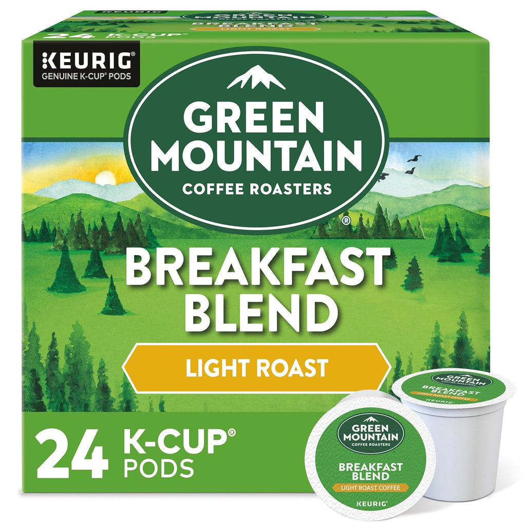 Breakfast Blend Single-Serve Keurig K-Cup Pods, Light Roast Coffee, 96 Count