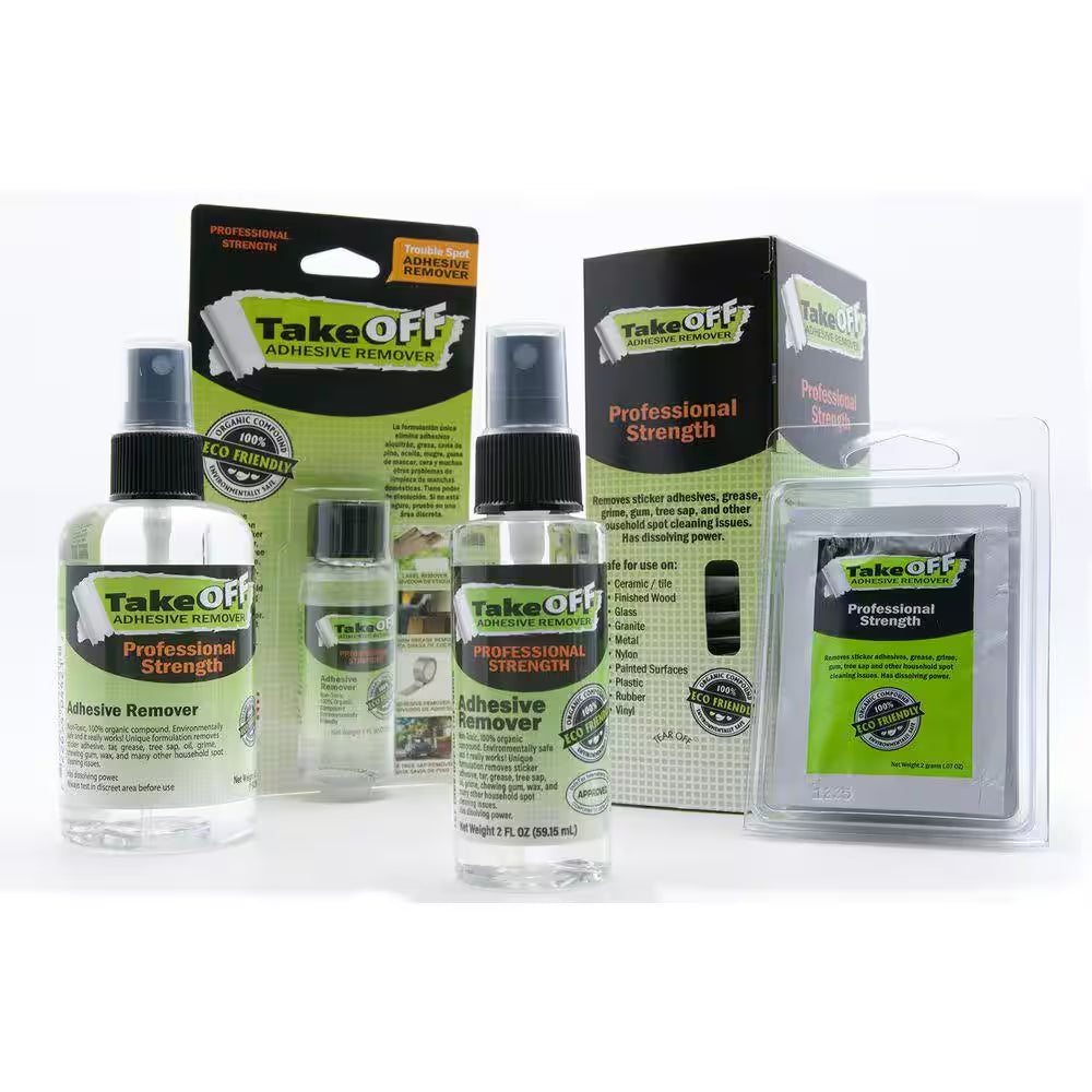 4 Oz. Bottle Professional Strength Household Adhesive/Glue Remover for Removing Every Sticky, Greasy, Gooey Mess