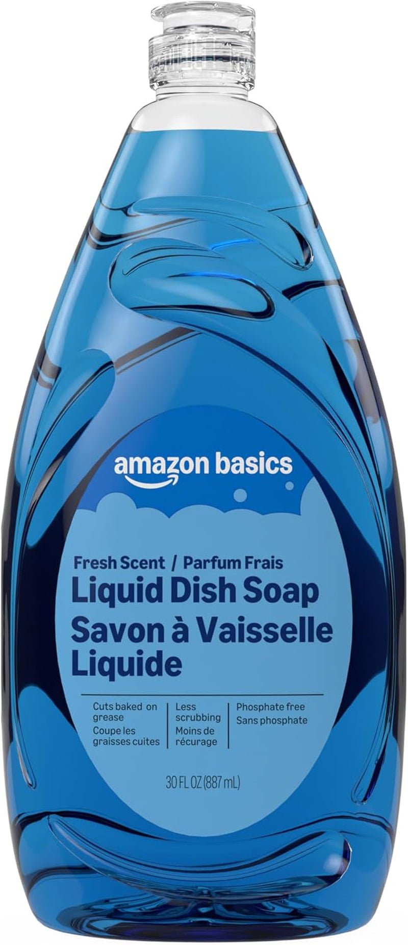 Dish Soap, Fresh Scent, 30 Fl Oz, Pack of 4, Packaging May Vary