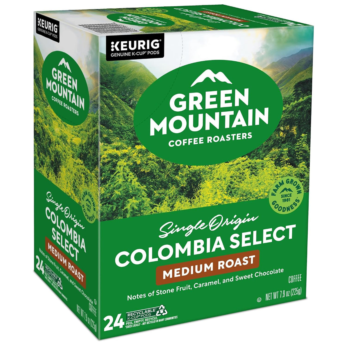 Colombia Select, Single-Serve Keurig K-Cup Pods, Medium Roast Coffee Pods, 96 Count
