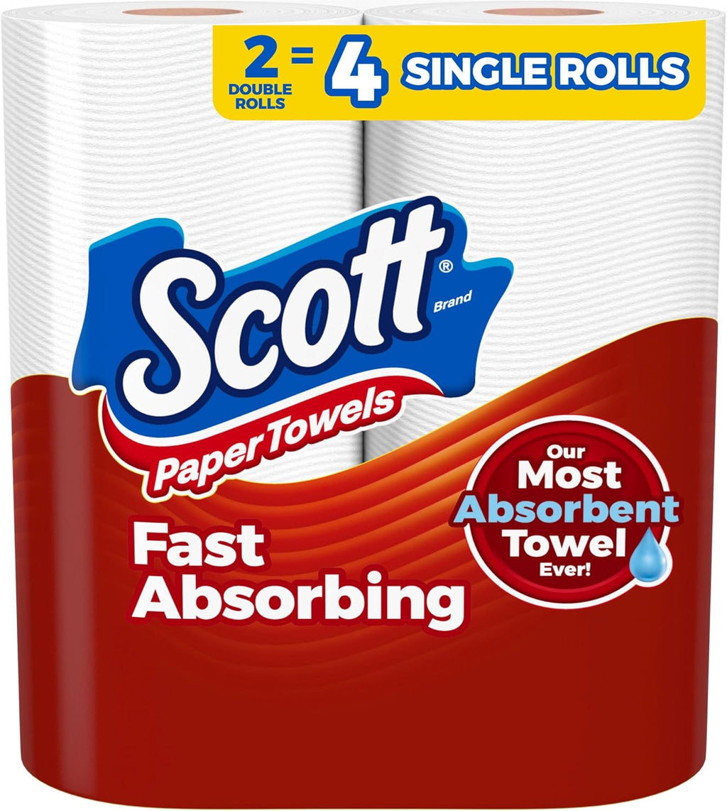 Scott Paper Towels, Task Size, 16 Family Double Rolls, 119 Sheets per Roll