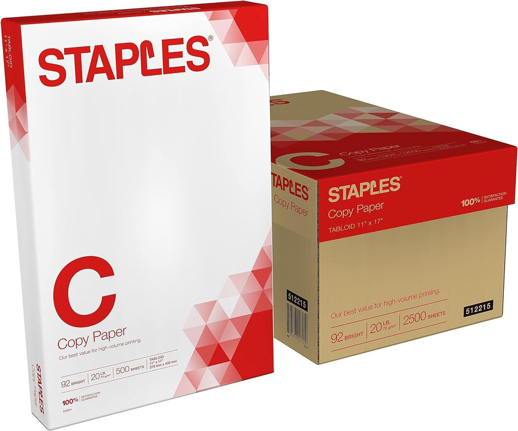 TRU RED Copy Paper, 8.5X11 Inch, 92 Brightness, 20 Lb., 500 Sheets/Ream