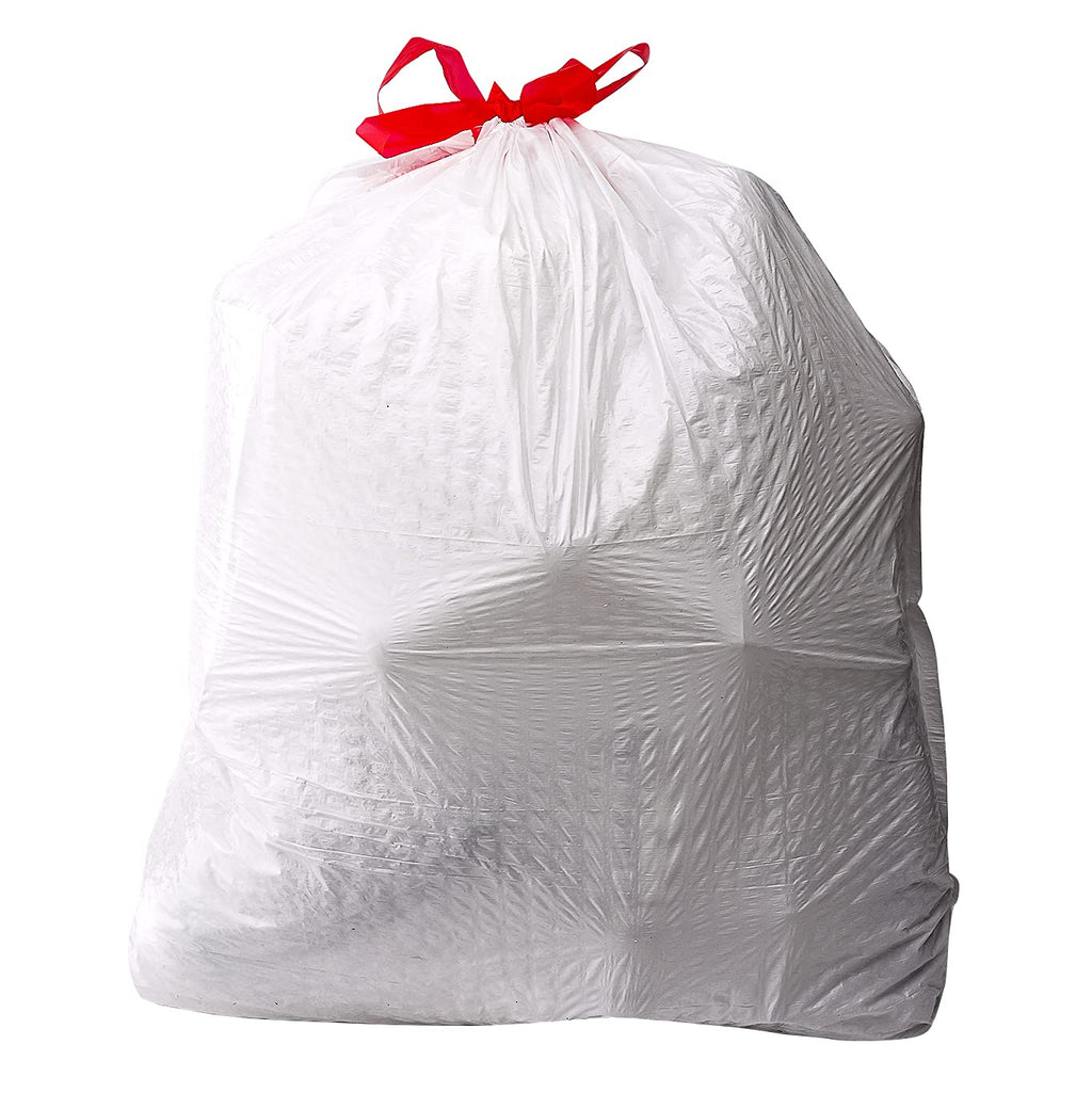 Flextra Strength Tall Kitchen Drawstring Trash Bags, Fresh Scent, Tear Resistant, 13 Gallon, 50 Count