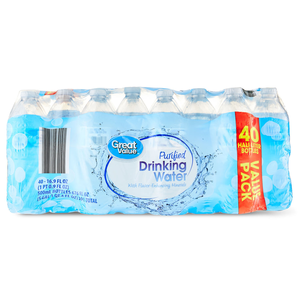 Purified Drinking Water, 16.9 Fl Oz Bottles, 40 Count Pack