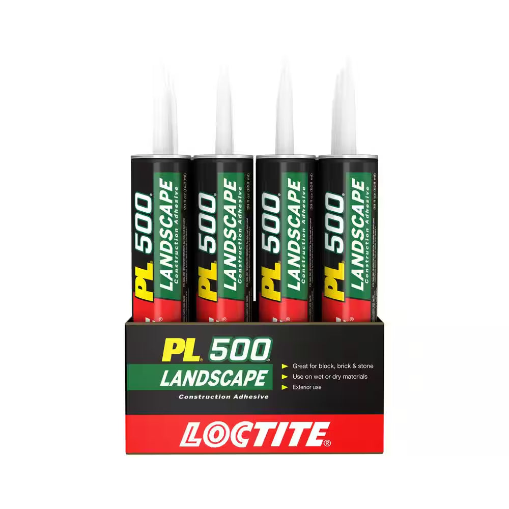 PL 500 Landscape Block 10 Oz. Solvent Construction Adhesive Tan Cartridge (Each)