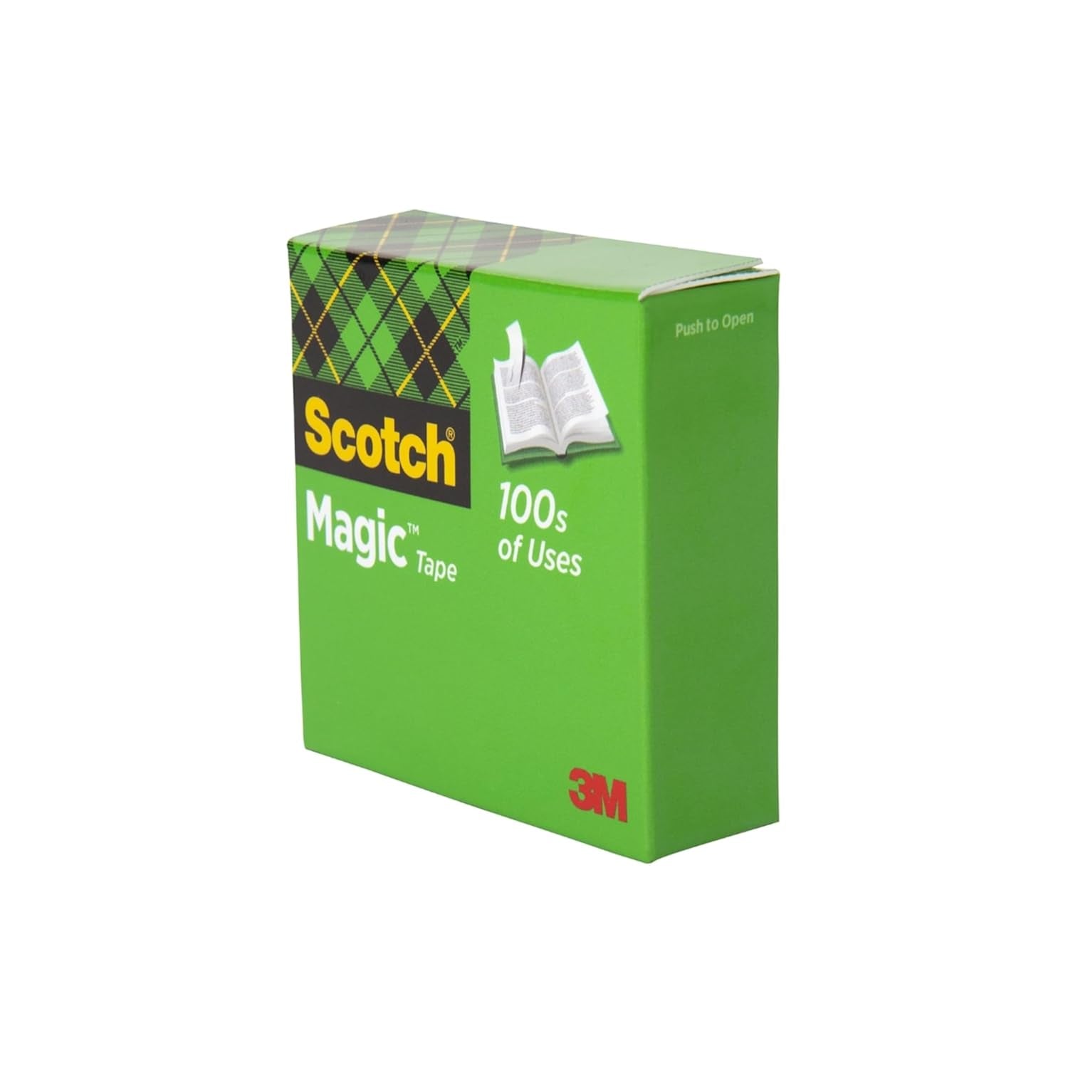 Magic Tape - Invisible Adhesive, Ideal for Home Office and Educational Use, Pack of 6 Rolls