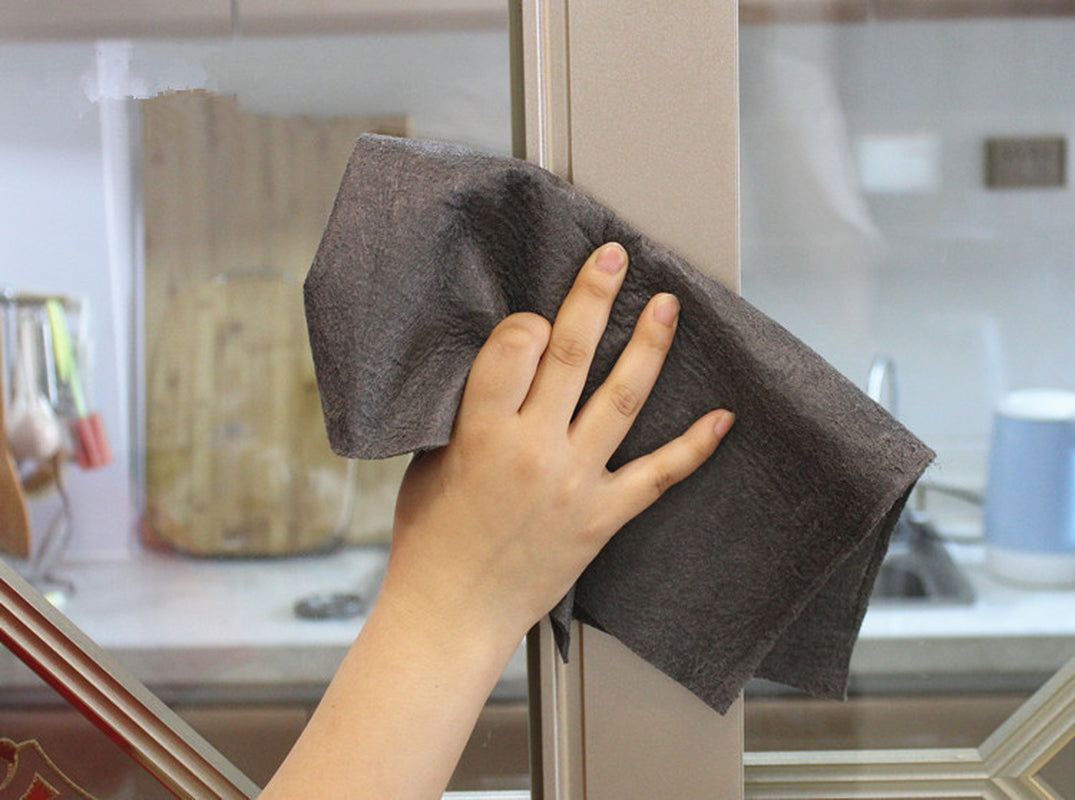 Thickened Magic Cleaning Cloth Microfiber Surface Instant Polishing Household Cleaning Cloth for Glass Windows Mirrors Car Kitchen Gadgets
