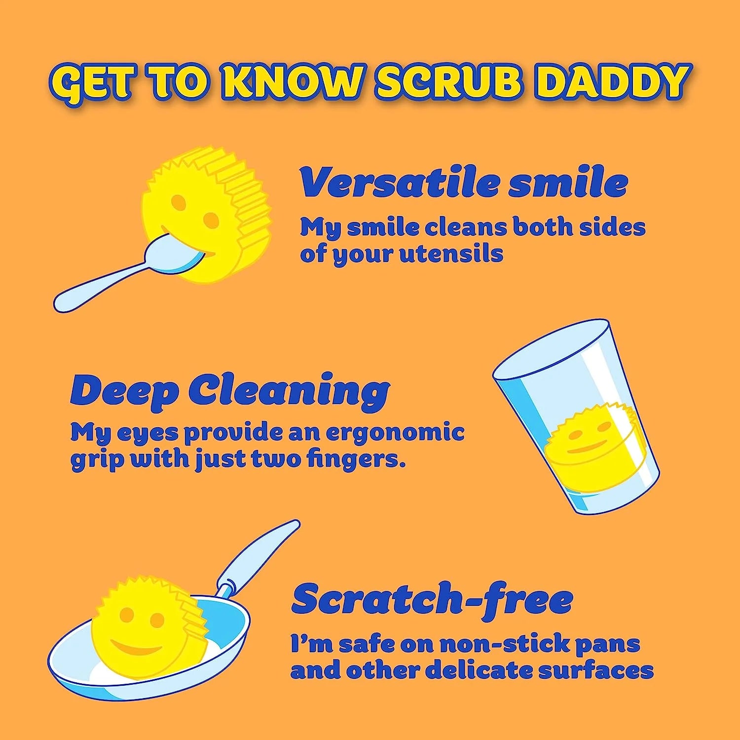 Multi-Surface Cleaning Set: Includes 2 Sponges and 1 All-Purpose Cleaning Cream
