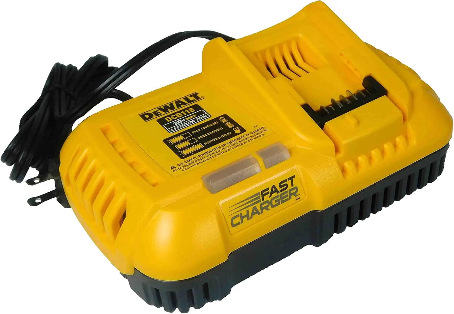 Open Box - DEWALT 20-Volt MAX Lithium-Ion Fan Cooled Fast Battery Charger