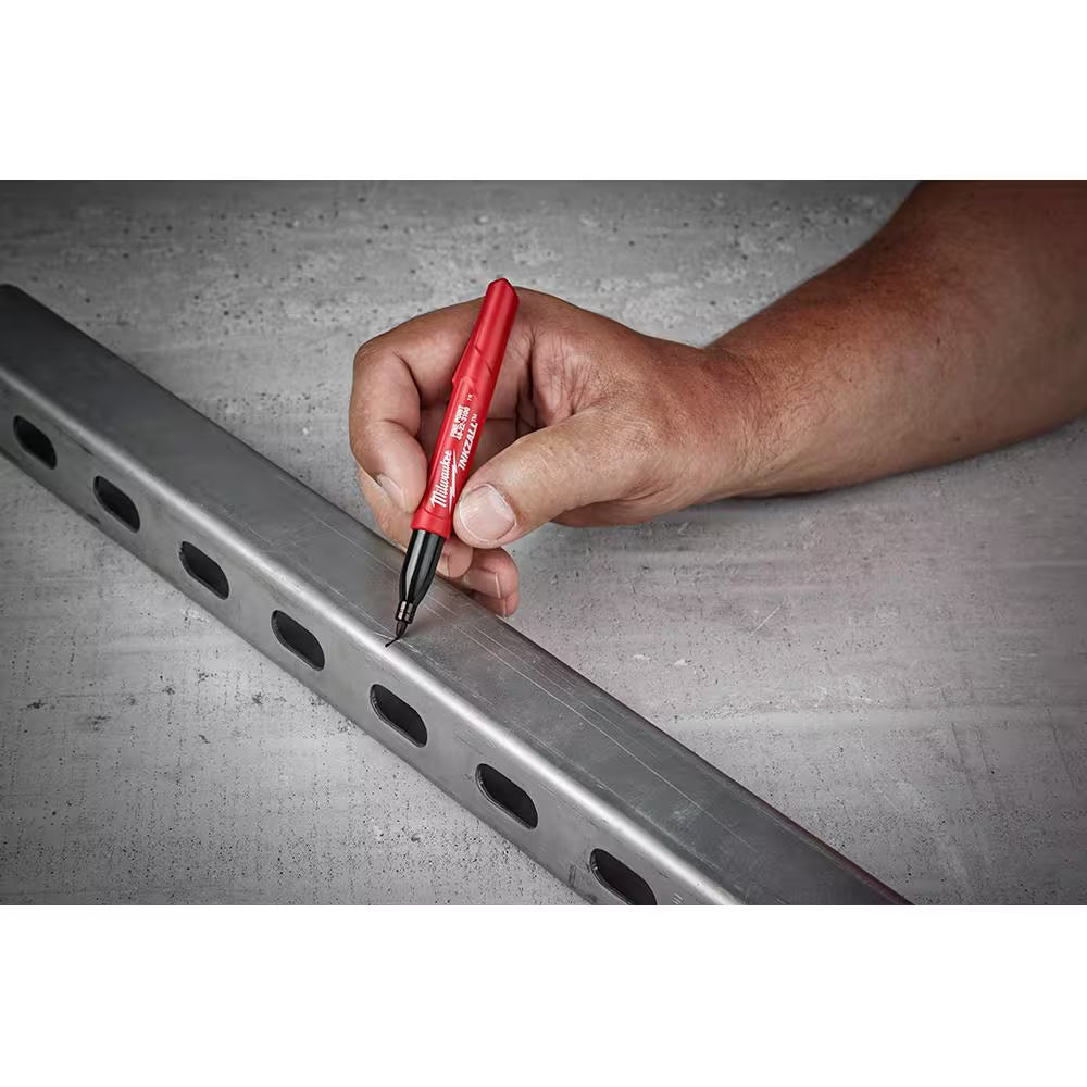 INKZALL Blue Fine Point Jobsite Permanent Marker
