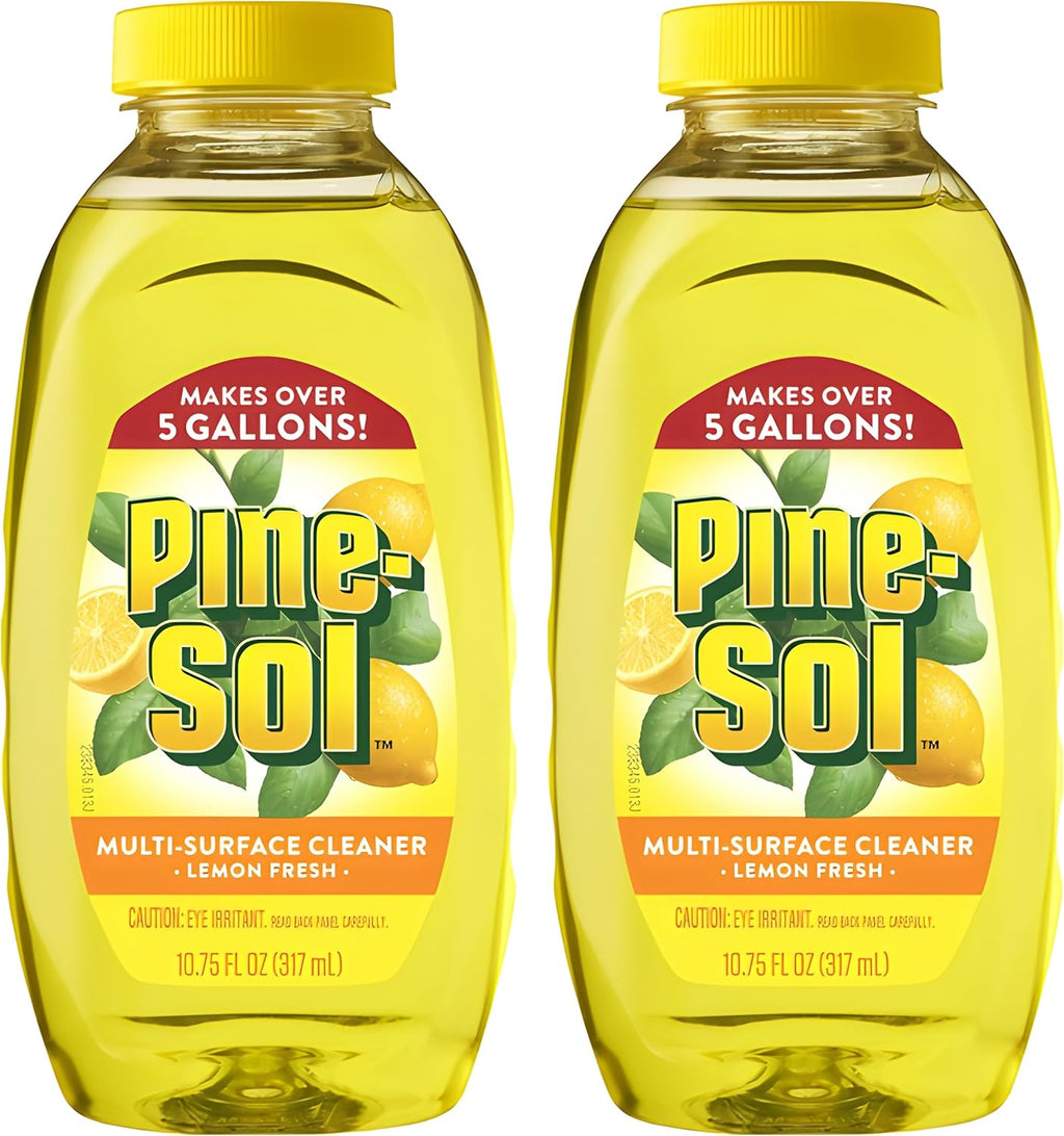 Concentrated Multi-Surface Cleaner, 2-Pack, Kitchen and Bathroom Degreaser, Yields 5 Gallons, Lemon Fresh Scent, 10.75 Oz Each