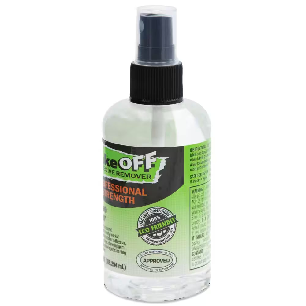 4 Oz. Bottle Professional Strength Household Adhesive/Glue Remover for Removing Every Sticky, Greasy, Gooey Mess