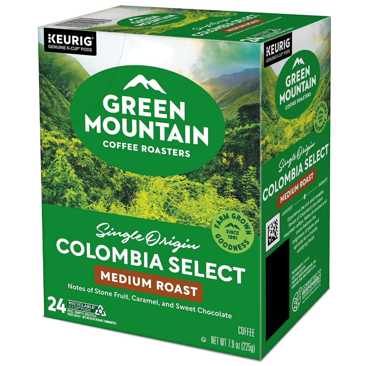 Colombia Select, Single-Serve Keurig K-Cup Pods, Medium Roast Coffee Pods, 96 Count