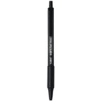BIC Soft Feel Black Retractable Ballpoint Pens - 12 Count of Comfortable Writing Essentials with Smooth Ink Flow